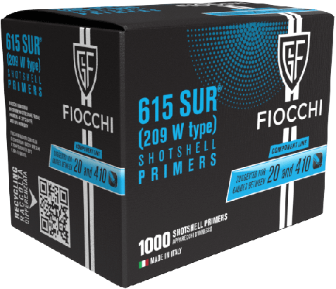 FIOCCHI 615 PACK OF 100 6MM 209 PRIMERS