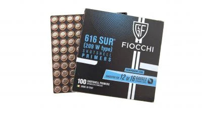 FIOCCHI 616 PACK OF 100 6MM 209 PRIMERS