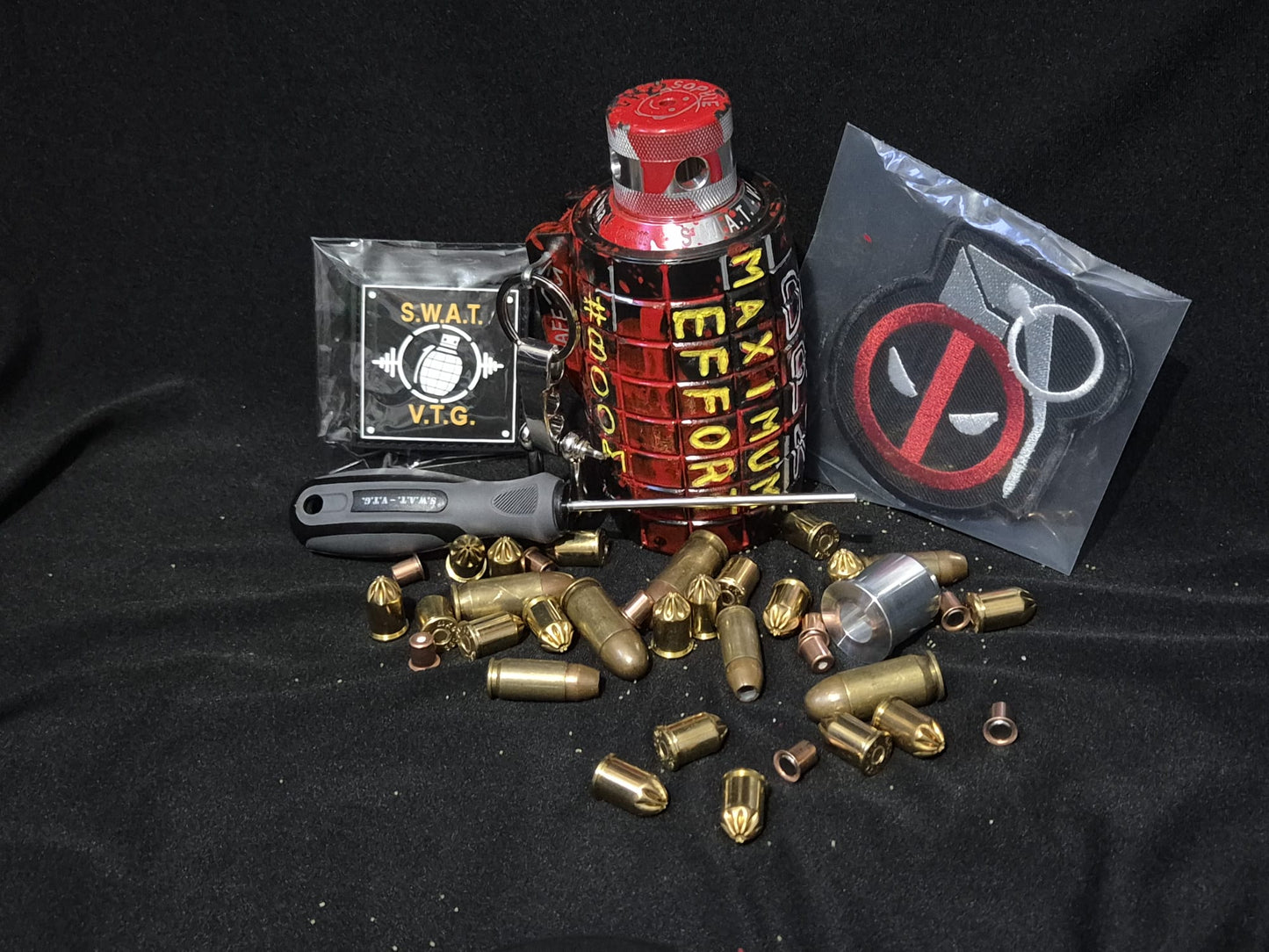 DEADPOOL Custom VTG Blank Firing Grenade (MULTI COLORS)