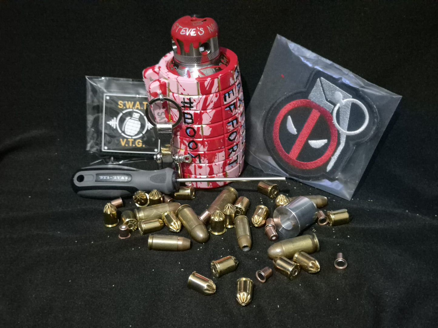DEADPOOL Custom VTG Blank Firing Grenade (MULTI COLORS)