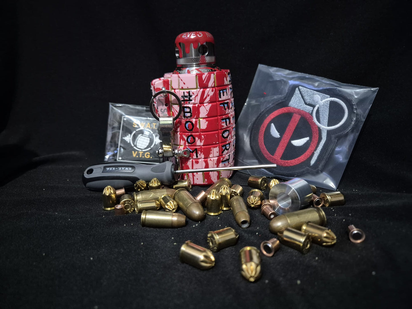 DEADPOOL Custom VTG Blank Firing Grenade (MULTI COLORS)