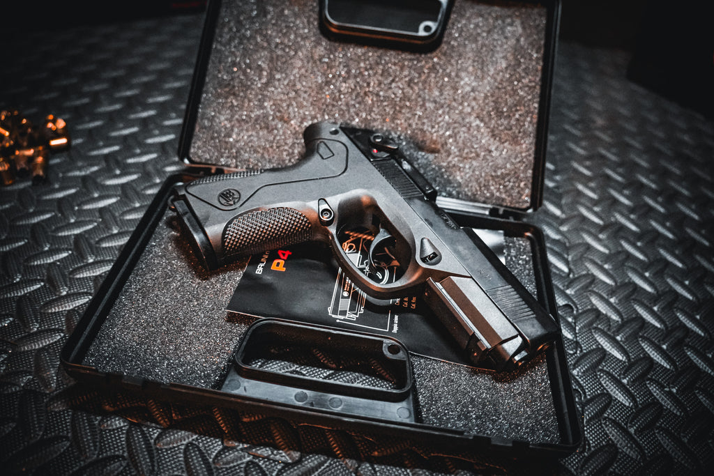 8mm P4 Blank Firing Pistol by Bruni Black